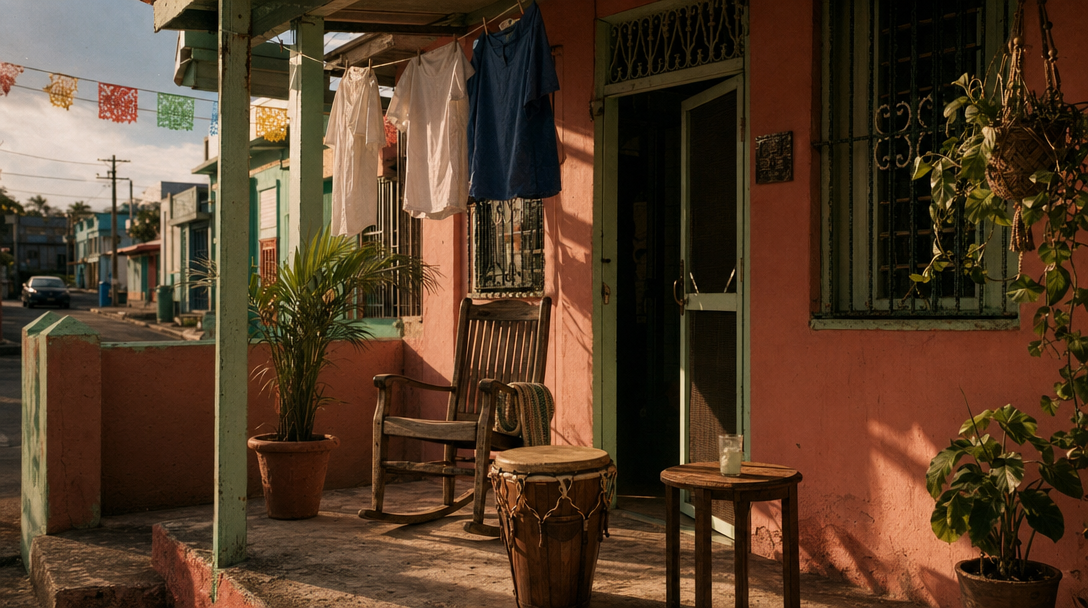 Rosario family front porch